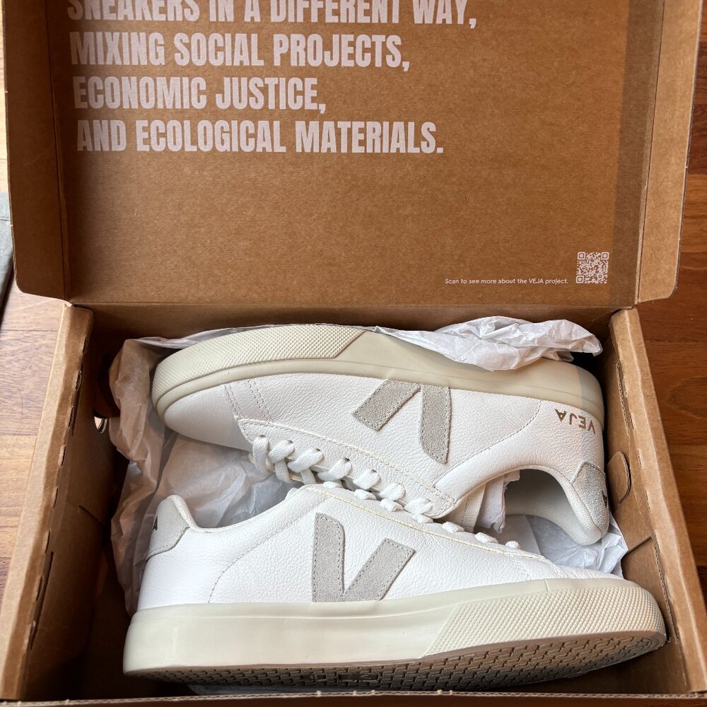 Veja Campo Leather White Natural W7/38